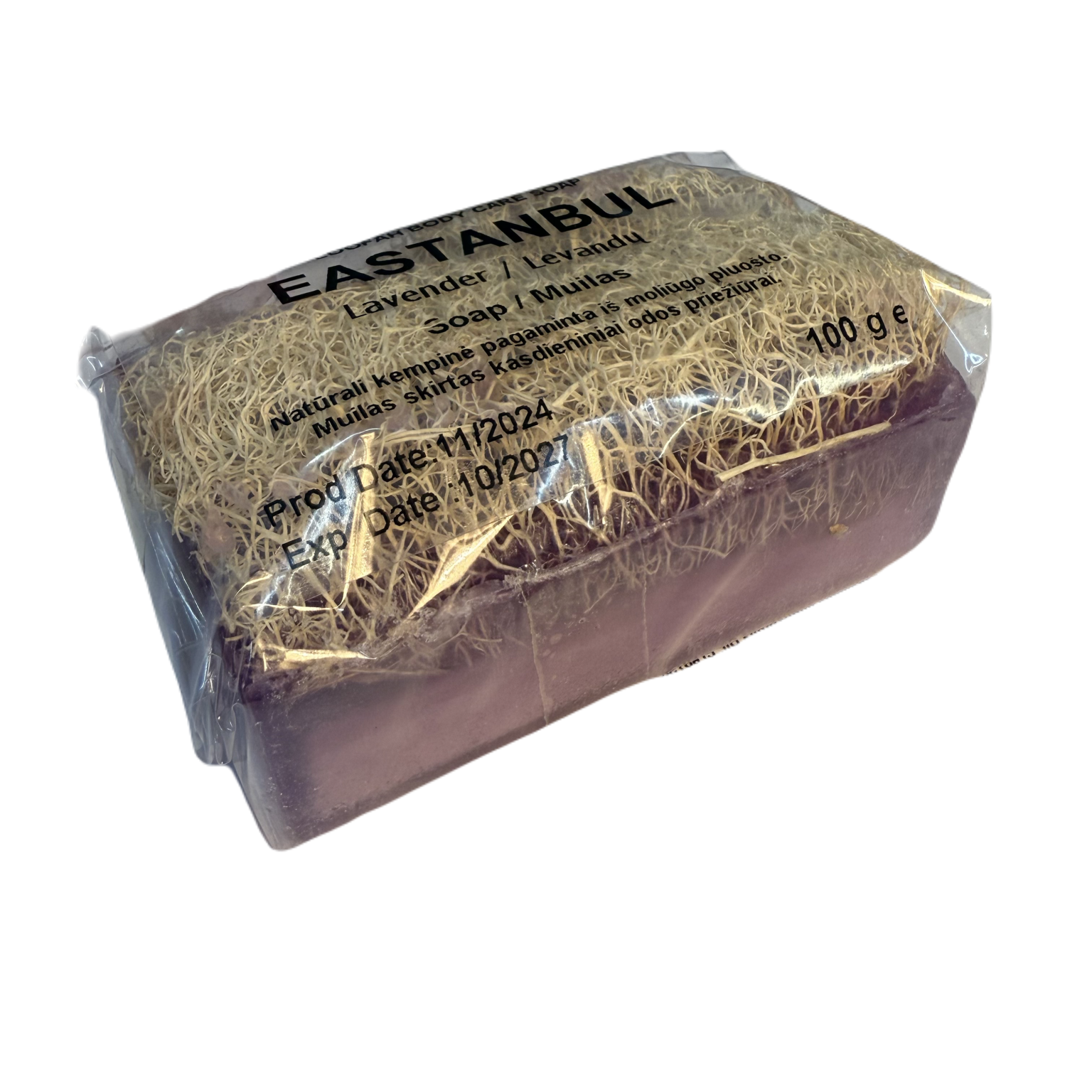 Ranku darbs ziepes EASTANBUL ar lavandu aromatu, 100 g - Image 1