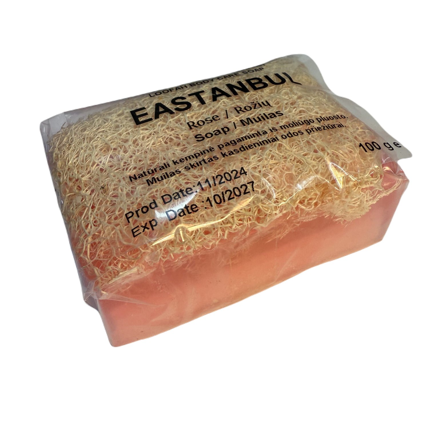 Roku darbs ziepes EASTANBUL ar rožu aromātu, 100 g - Image 1