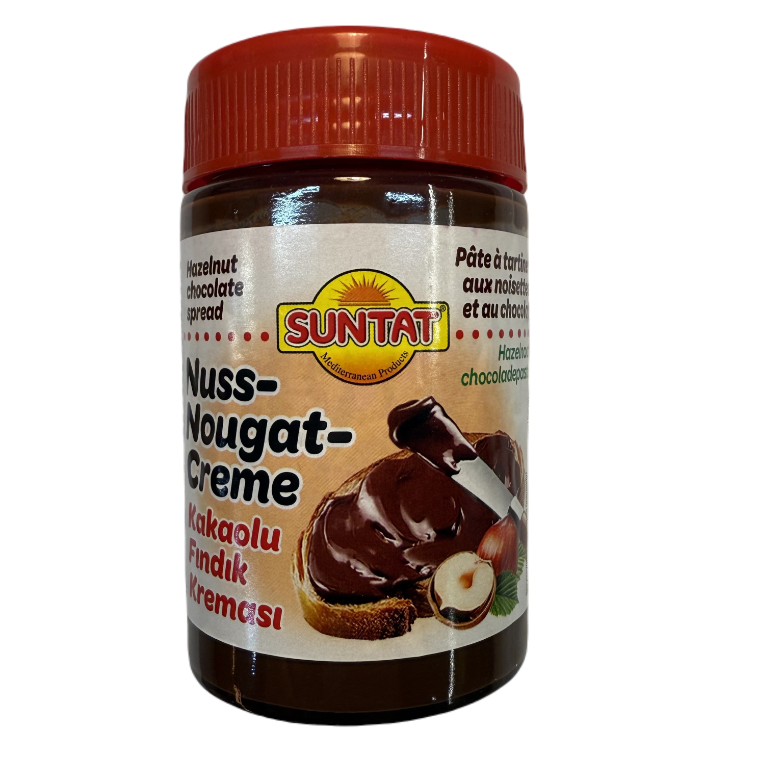 Šokolādes krēms ar lazdu riekstiem SUNTAT, 350 g - Image 1