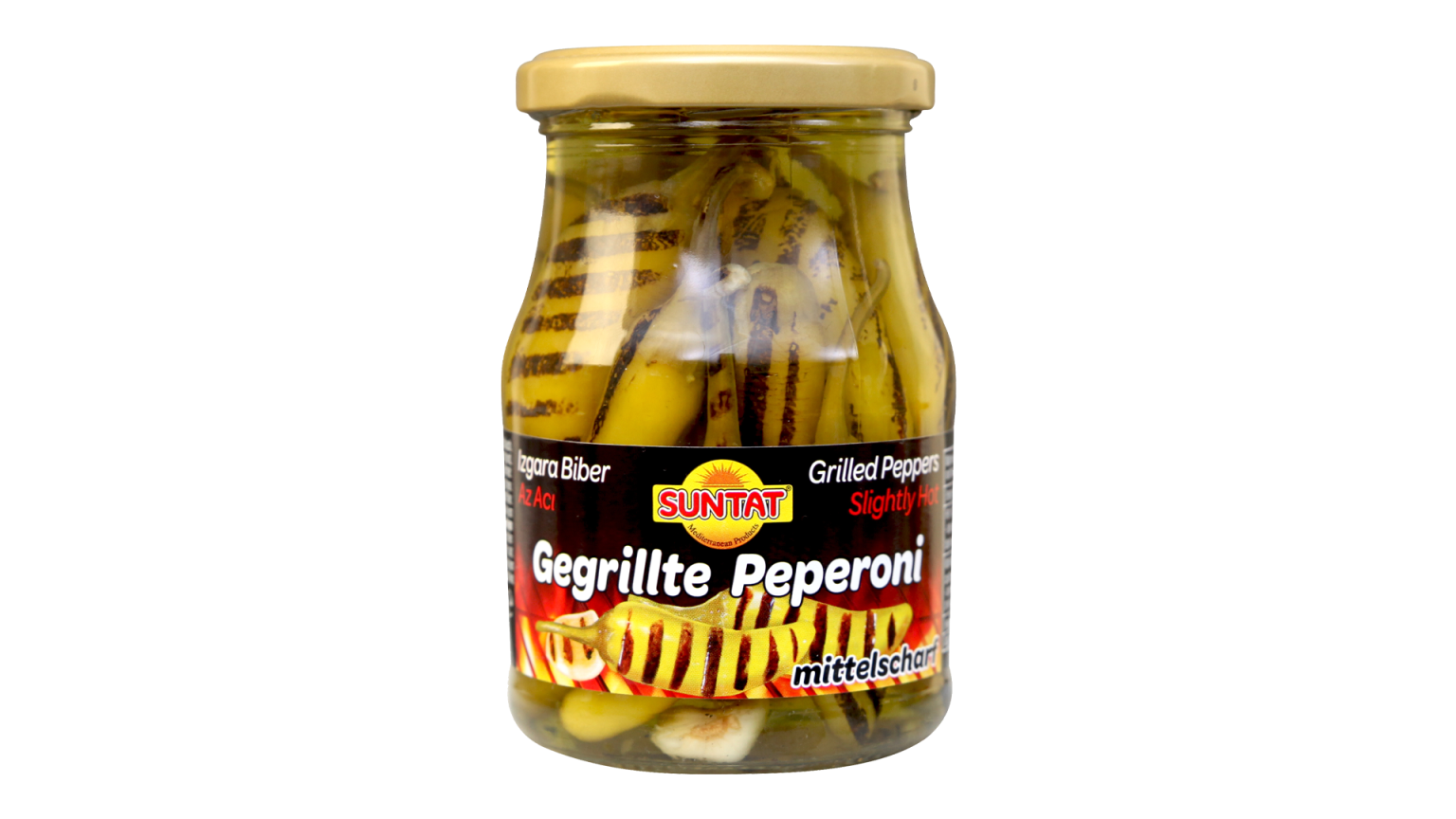 Konservēta cepta paprika uz grila (vidēji asa) SUNTAT, 320 g - Image 1
