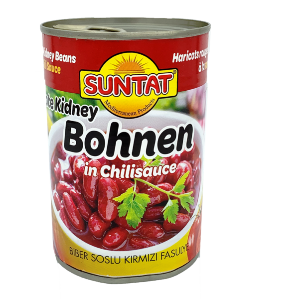 Konservētas sarkanās pupiņas ar čili SUNTAT, 400 g
