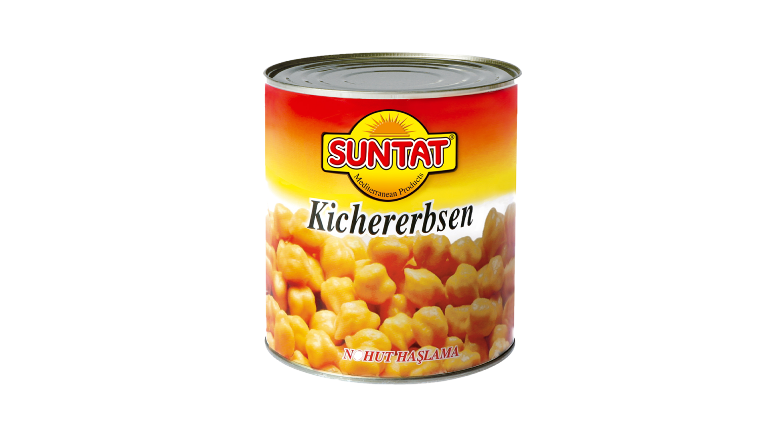 Konservēti vārīti turku zirņi SUNTAT, 800 g - Image 1