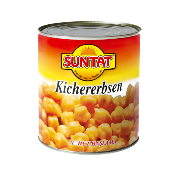 Konservēti vārīti turku zirņi SUNTAT, 800 g