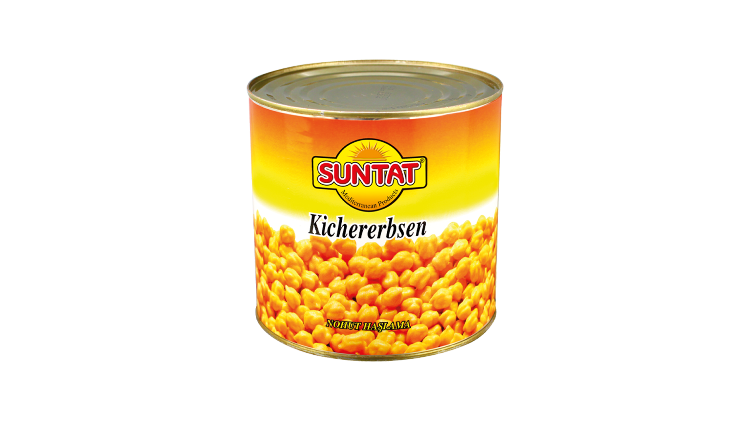 Konservēti vārīti turku zirņi SUNTAT, 2500 g - Image 1
