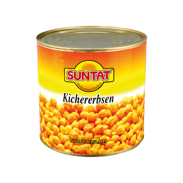 Konservēti vārīti turku zirņi SUNTAT, 2500 g