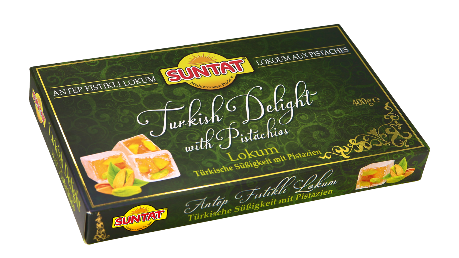 Lokumi ar pistācijām SUNTAT, 400 g - Image 1