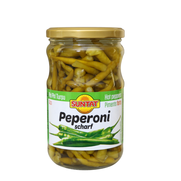 Marinēti asie pipari "Piri piri" SUNTAT, 640 g