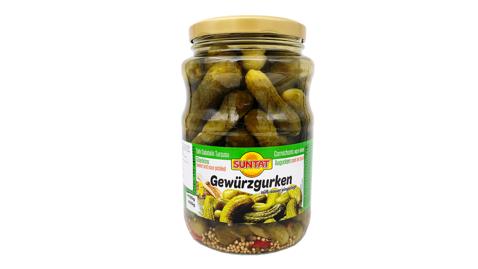 Marinēti gurķīši SUNTAT, 1650 g - Image 1