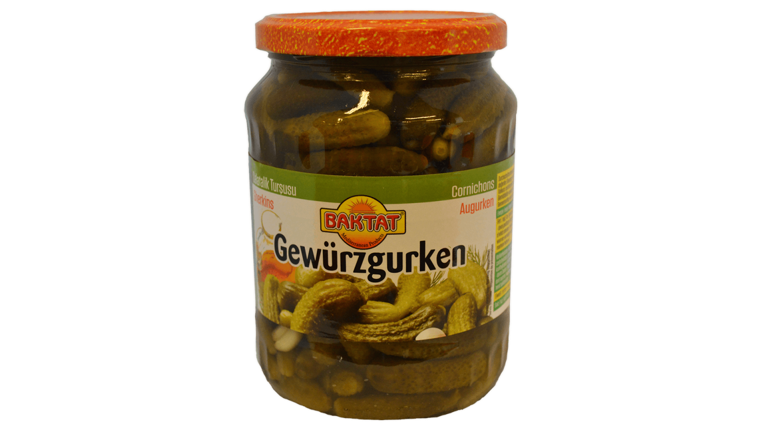 SUNTAT marinēti gurķīši Kornišoni, 680 g - Image 1