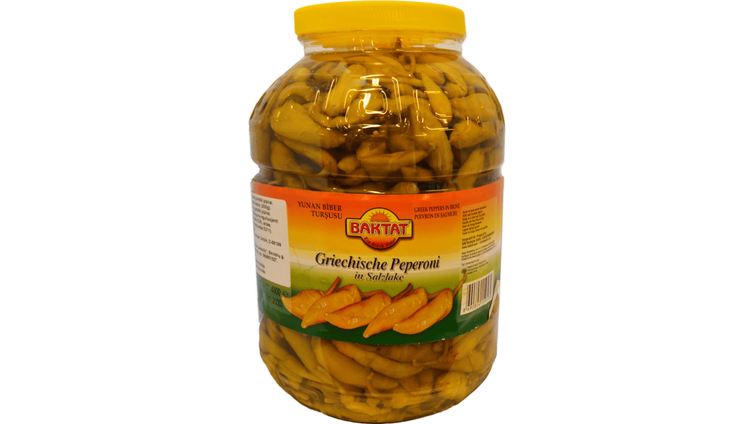 Marinēti grieķu pipari asi SUNTAT, 4800g - Image 1