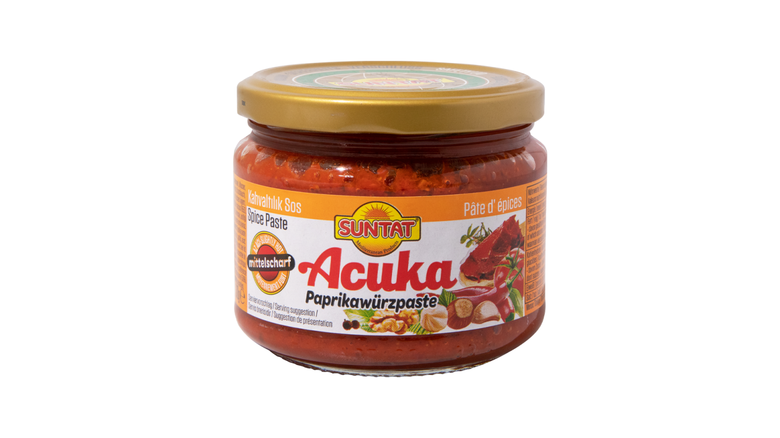 Adžikas mērce vidēji pikanta "SUNTAT", 310 g - Image 1