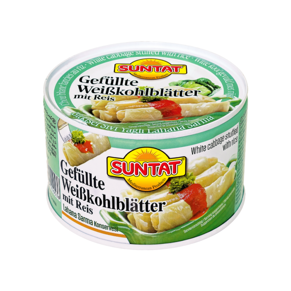 Konservēti ar rīsiem pildīti kāpostu lapas SUNTAT, 400 g