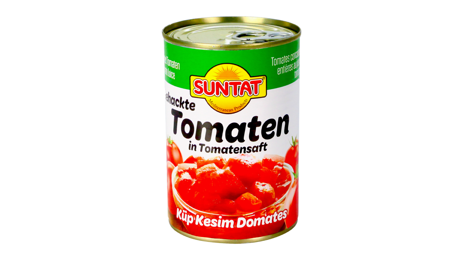 Kapāti tomāti savā sulā SUNTAT, 400 g - Image 1