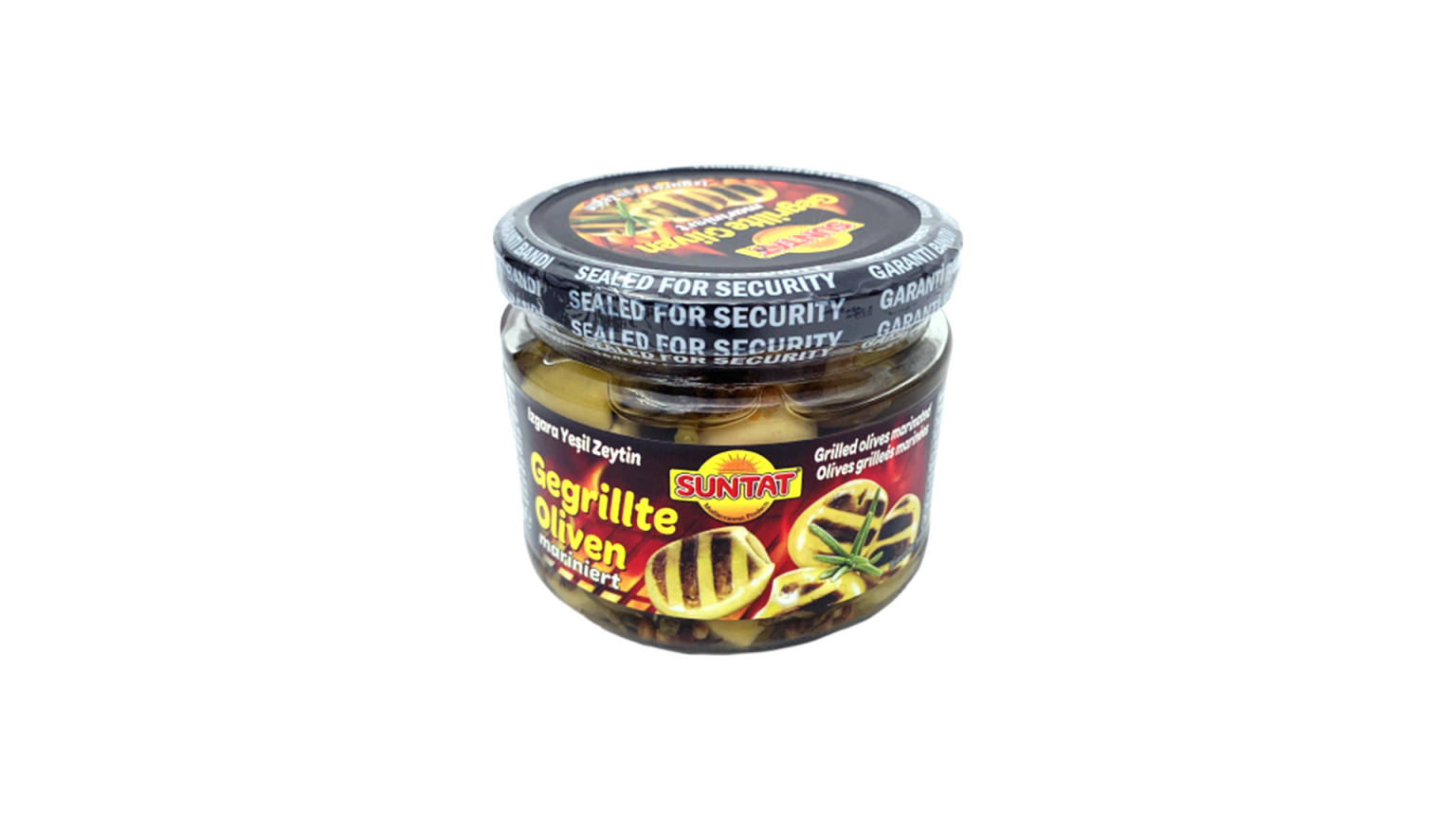 SUNTAT grilētas zaļās olīvas, 250 g - Image 1