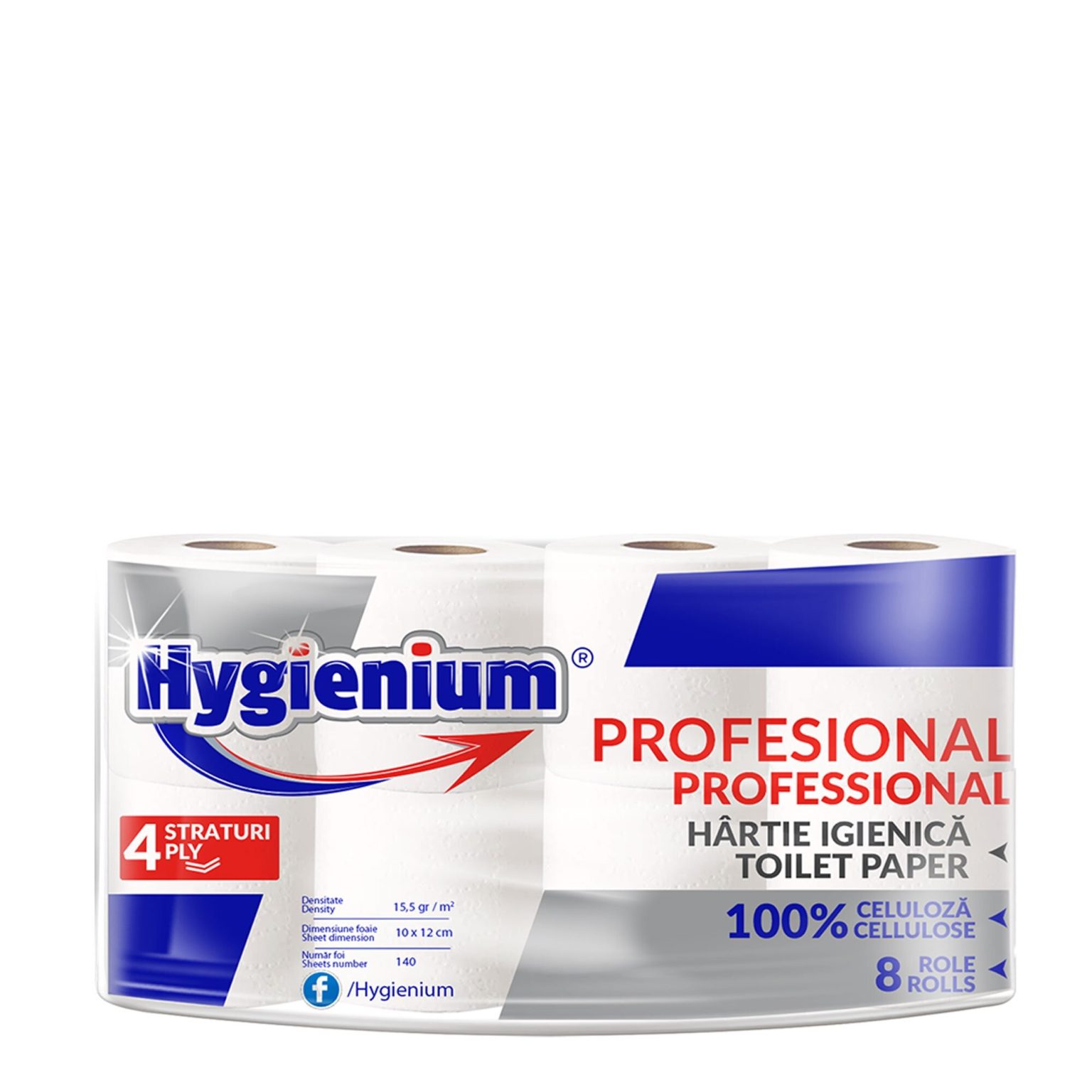 Tualetes papīrs HYGIENIUM (4 kārtas), 8 gab. - Image 1