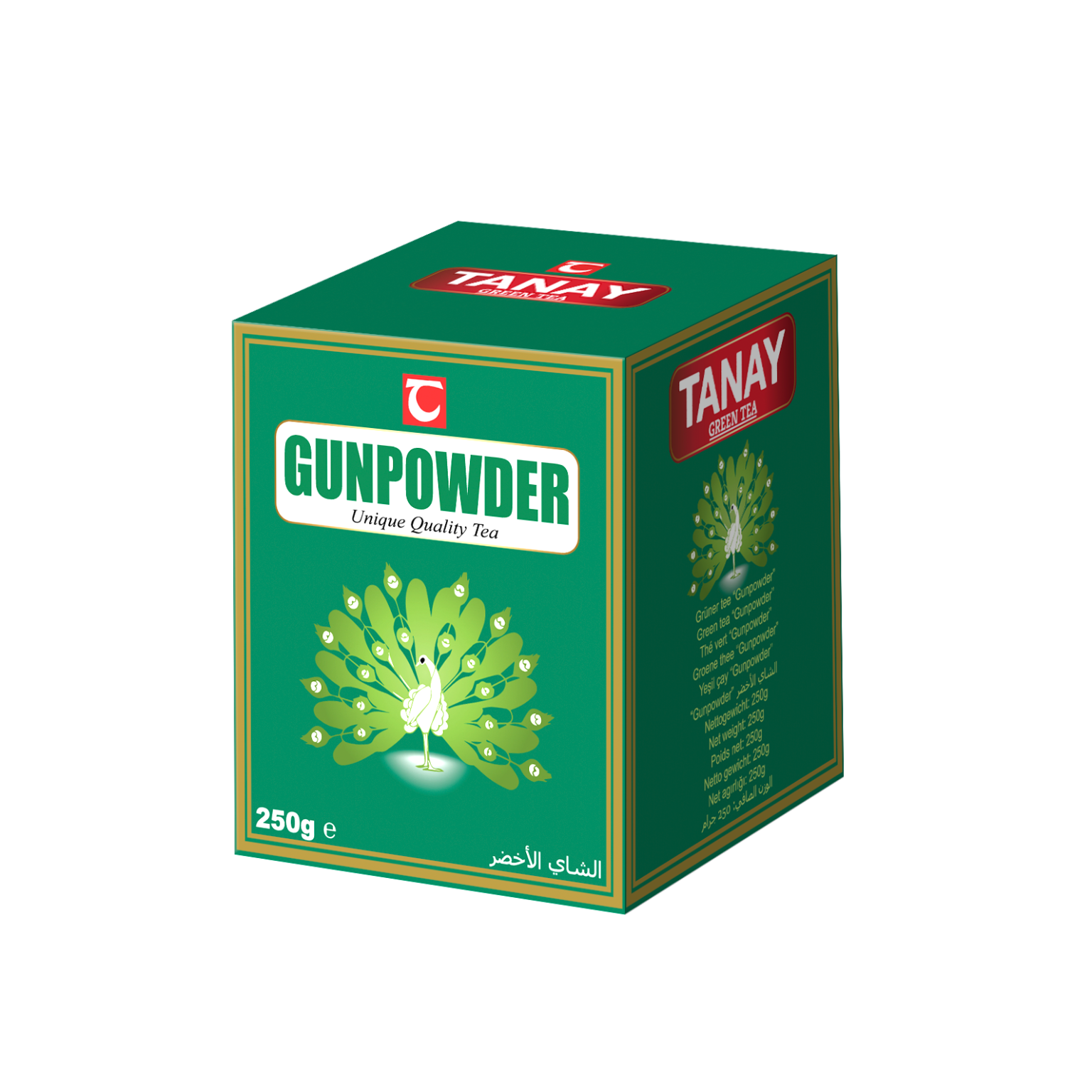 Zaļā tēja TANAY GUNPOWDER, 250 g - Image 1
