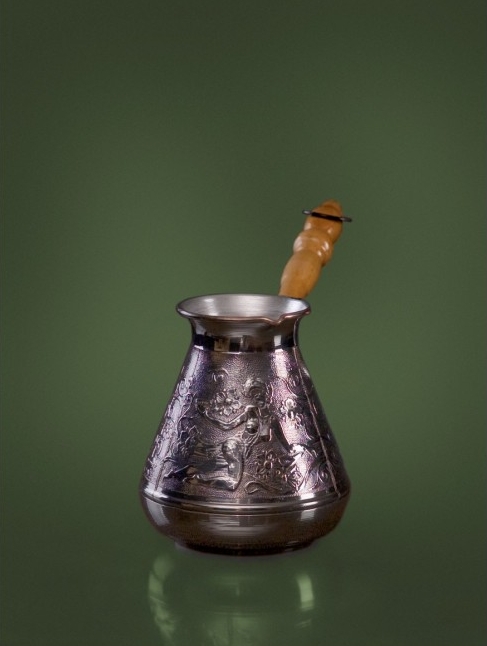 Turkiška turka kavai virti, dekoruota, 500 ml С-21