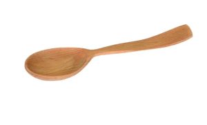 Medinis virtuvės šaukštas 19 cm – kompaktiškas ir patogus įrankis