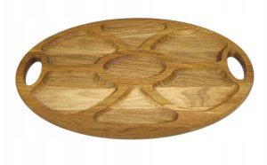 Medinis serviravimo padėklas 45x30 cm – natūralus ir praktiškas