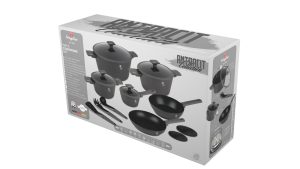 Berlinger Haus BH8141 Anthracite 15-dalių virimo įrankių komplektas