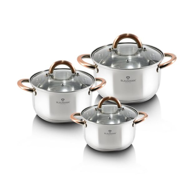 Blaumann BL/3247 6-dalių Gourmet Puodų Komplektas