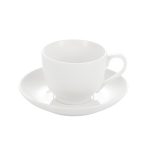 Porcelāna tasīte ar apakštasīti Blanche 250ml