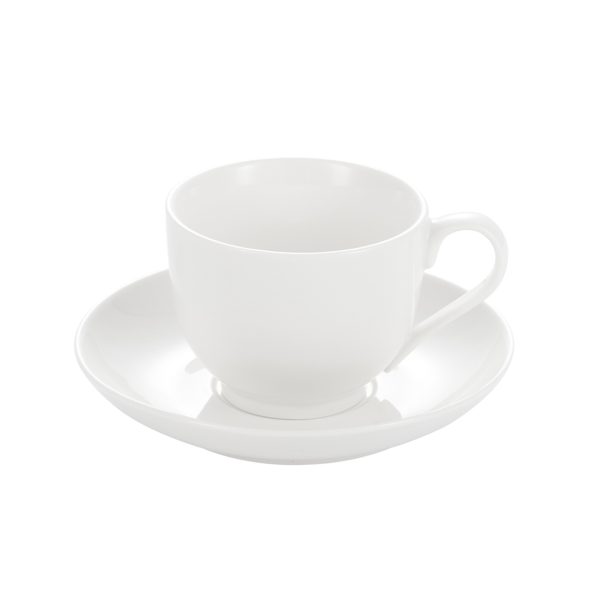 Porcelāna tasīte ar apakštasīti Blanche 250ml