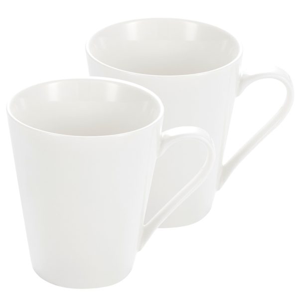 Porcelāna krūzīšu komplekts Blanche 300 ml, 2 gab.