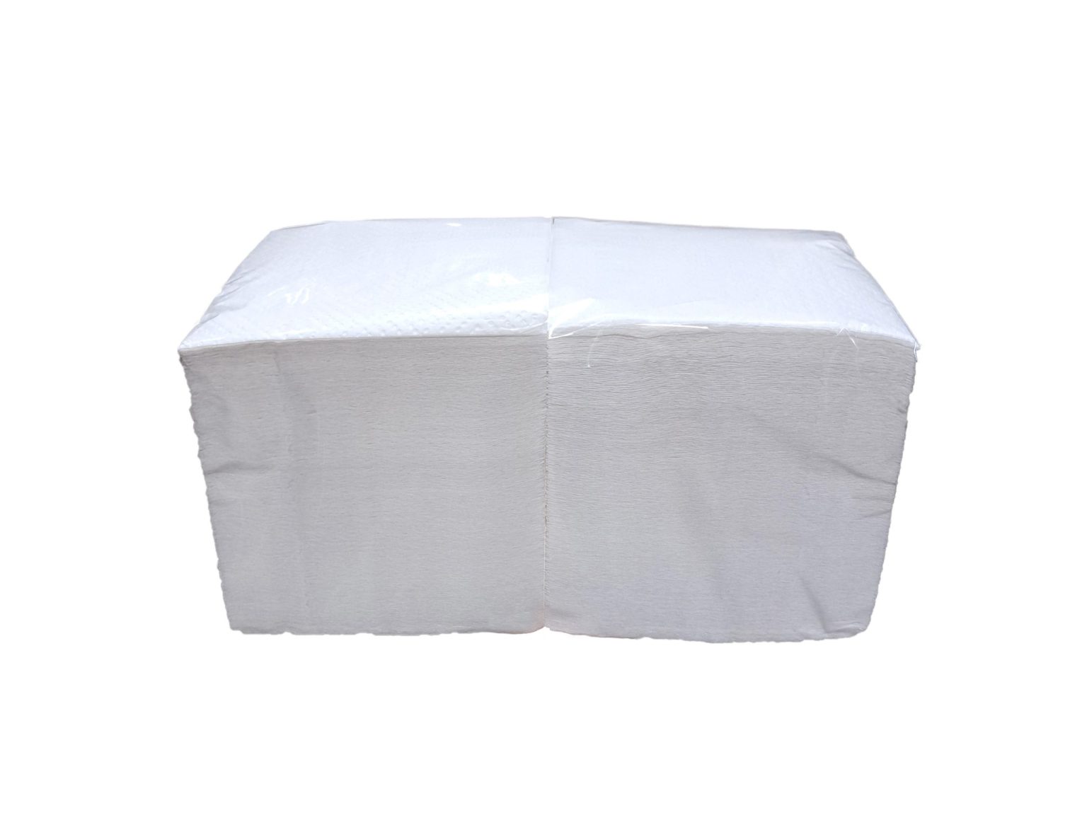 Baltas krāsas galda salvetes 24x24 cm, 500 gab., 1 slānis, celulozes - Image 1