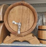 Ąžuolinė Statinė Gėrimams su Stovu ir Kraneliu, 10 L