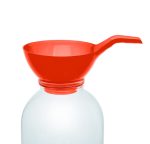Universāls plastmasas piltuve ar platu kakliņu burkām, Ø 14 cm (sarkana) - Image 2