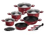 15-daļīgs virtuves trauku komplekts ZILNER CHERRY RED ZL-8516 - Image 2