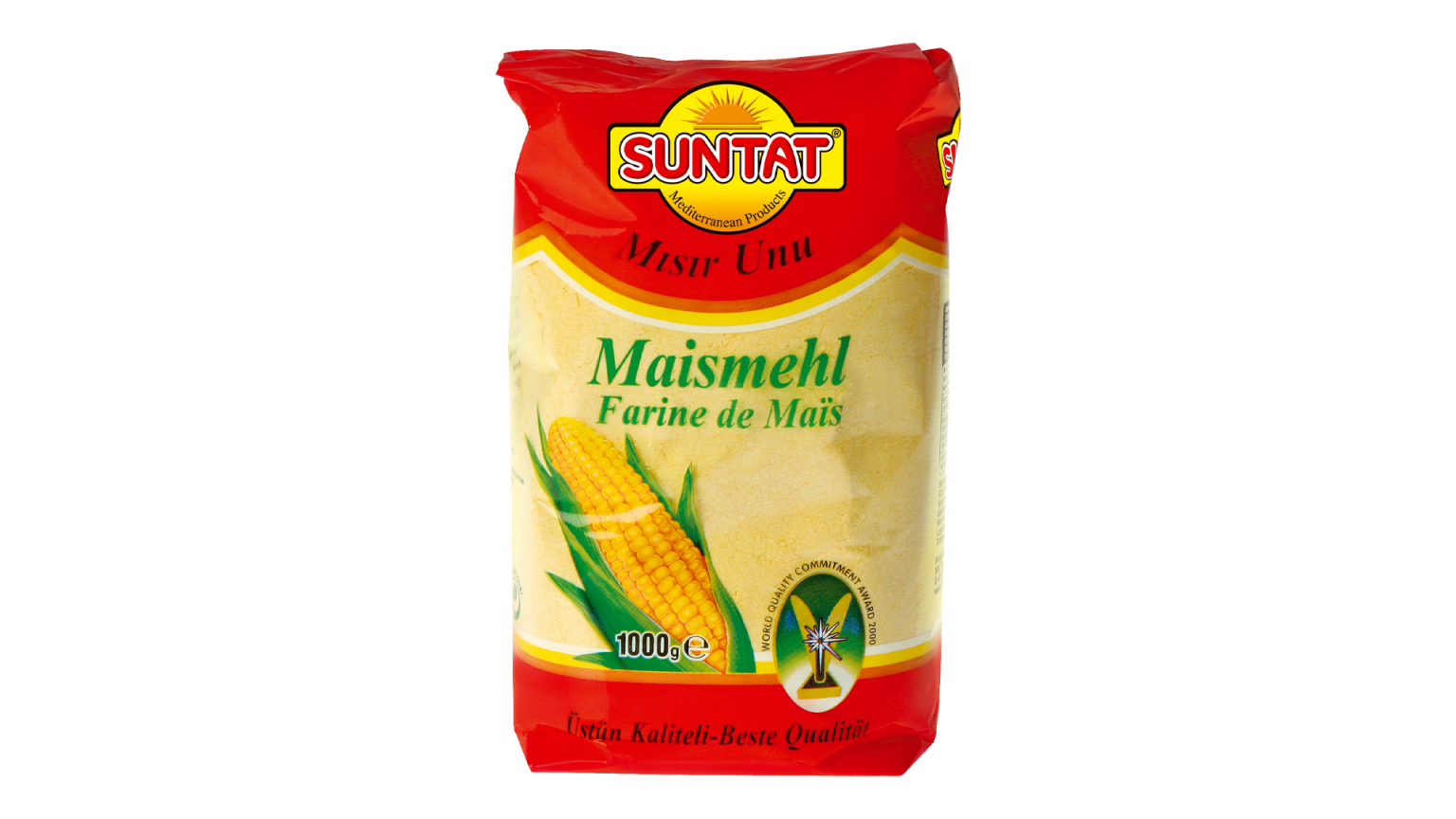 SUNTAT kukurūzas milti, 1 kg - Image 1