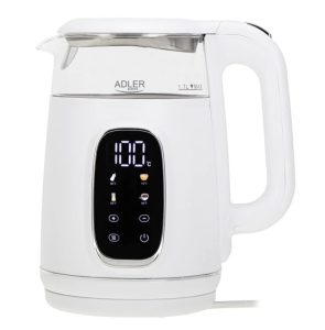 Adler Elektrinis virdulys AD 1305 | 1.7 L, Su temperatūros valdymu, Baltas