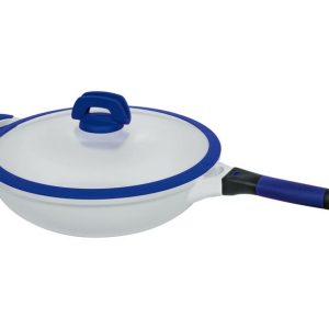 Gipfel WOK Keptuvė SMART 32 cm su Dangčiu ir Nuimama Rankena