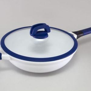 Gipfel WOK Keptuvė SMART 32 cm su Dangčiu ir Nuimama Rankena