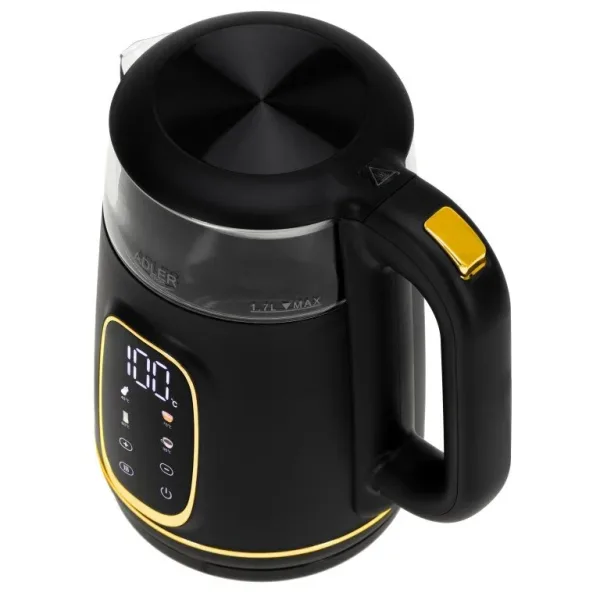Adler Elektriskā tējkanna AD 1305 BG | 1.7 L, Ar temperatūras regulēšanu