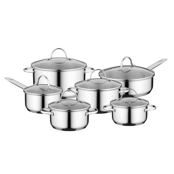 BergHOFF 12 daļu katlu komplekts Comfort | Nerūsējošais tērauds