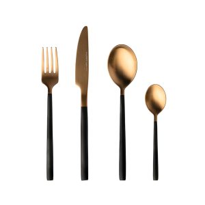 BergHOFF 4 daļu galda piederumu komplekts Black & Gold | PVD pārklājums