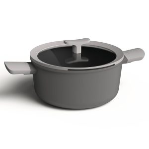 BergHOFF Katls LEO 24 cm | 4.4 L, Liets alumīnijs, Piemērots cepeškrāsnij