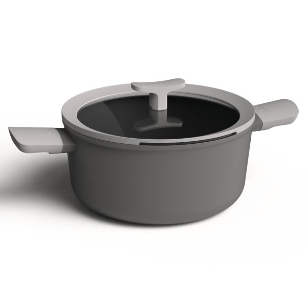 BergHOFF Katls LEO 24 cm | 4.4 L, Liets alumīnijs, Piemērots cepeškrāsnij