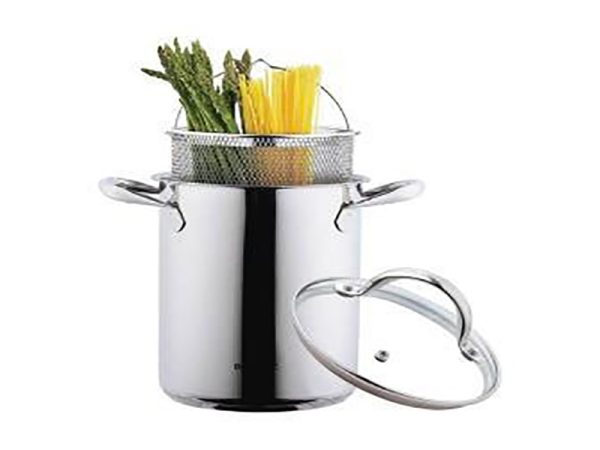 Bergner Katls makaroniem GOURMET | 4.2 L, 3 daļas, Nerūsējošais tērauds