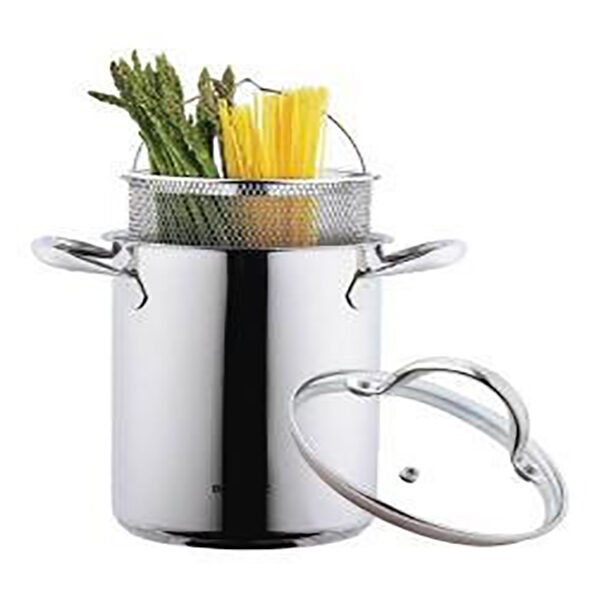 Bergner Katls makaroniem GOURMET | 4.2 L, 3 daļas, Nerūsējošais tērauds