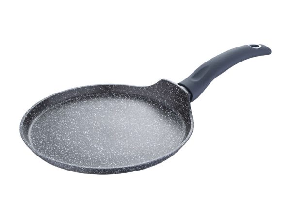 Bergner Pankūku panna ORION 24 cm | MARBLE+ pārklājums, Liets alumīnijs