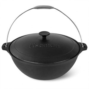 Fissman čuguna katls 35 cm | 8 L, Piemērots ugunskuram un indukcijai