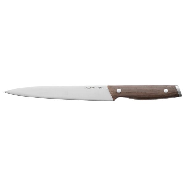 BergHOFF Universālais nazis Ron 20 cm | Melna tērauda asmens, Koka rokturis