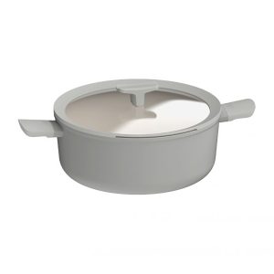 BergHOFF Katls LEO Balance 28 cm | 6,2 L, CeraGreen pārklājums, Viedais vāks