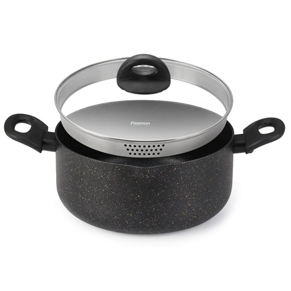 Fissman Katls PROMO 24 cm | 4.6 L, Ar "TouchStone" pārklājumu un nokāšanas funkciju