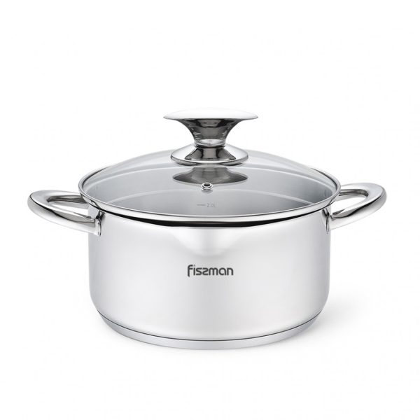Fissman Katls ELEGANCE 24 cm | 5.6 L, Nerūsējošais tērauds, Ar nokāšanas funkciju