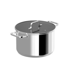 BergHOFF Katls Helix 24 cm, 6.6 L | Nerūsējošais tērauds, Universāls ģimenes katls